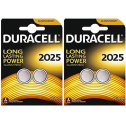 Duracell CR2025 Compatible 4-pack