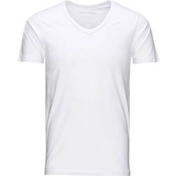 Jack & Jones Basic V-Neck Regular Fit T-shirt - Hvid