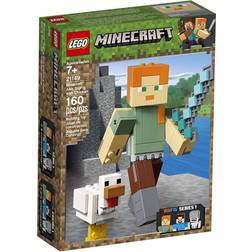 Lego Minecraft Stor Alex-Figur Med Høne 21149