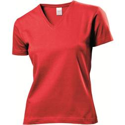 Stedman Classic V-Neck T-shirt - Scarlet Red