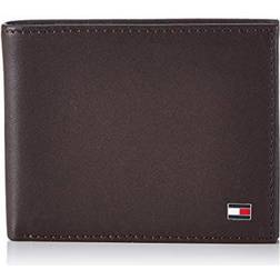 Tommy Hilfiger Small Embossed Bifold Wallet - Brown