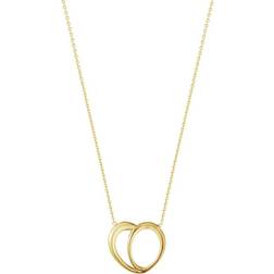 Georg Jensen Offspring Heart Pendant Necklace - Gold
