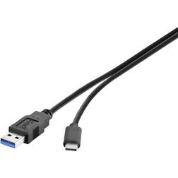 Renkforce USB A - USB C 3.1 0.2m
