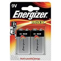 Energizer Max 9V Compatible 2-pack