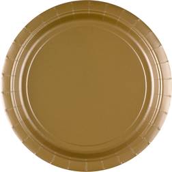 Amscan Plates Gold 8-pack