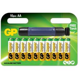 GP Batteries Super Alkaline AA 10-pack