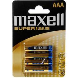 Maxell AAA Super Alkaline Compatible 4-pack
