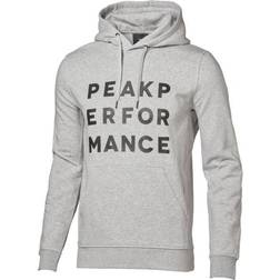 Peak Performance Ground Hoodie Sweater - Gray Flour