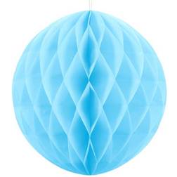 PartyDeco Honeycomb Ball 20cm Sky Blue