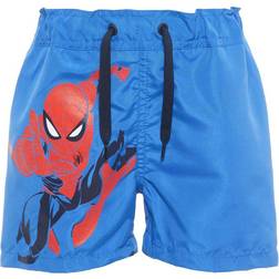 Name It Mini Colour Change Spiderman Swimshorts - Blue/Strong Blue (13168429)