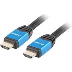 Lanberg Premium High Speed with Ethernet (4K) HDMI-HDMI 2.0 1m