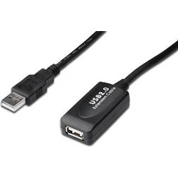 Digitus USB A-USB A 2.0 M-F 15m