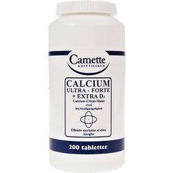 Camette Calcium Ultra Forte + Vitamin D3 10mg 200 stk