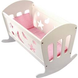 Bino Doll Cradle With Cover