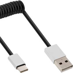 InLine Spiral USB A-USB C 2.0 0.5m