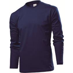 Stedman Comfort Long Sleeve T-shirt - Navy Blue