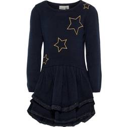 Name It Mini Knitted Dress - Blue/Dark Sapphire (13159594)