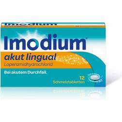 Imodium Akut Lingual 2mg 12 stk Sugetablet