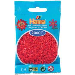 Hama Beads Mini Beads Red 2.5mm 501-05