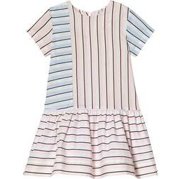 Livly Sandy Dress - Pink/Blue Block Candy Stripes (433001)