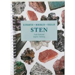 Sten - display med 10 stk: (bjergarter, mineraler, fossiler) (Spiralryg, 2019)