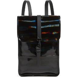 Rains Mini Backpack - Holographic Black