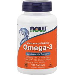 Now Foods Omega-3 Molecularly Distilled 100 stk