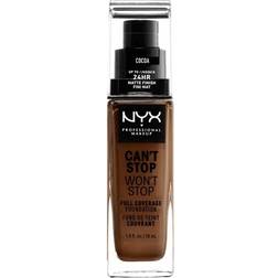 NYX Can't Stop Won't Stop Full Coverage Foundation CSWSF21 Cocoa
