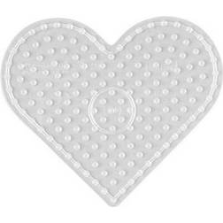 Hama Beads Maxi Transparent Pegboard Heart 8206