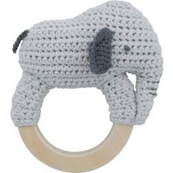 Sebra Crochet Rattle Finley on Ring