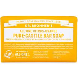 Dr. Bronners Pure Castile Bar Sæbe Citrus Orange 140g