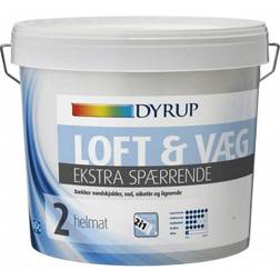 Dyrup 2 Loft & Wall Loftmaling Hvid 4.5L