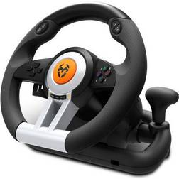 Krom NXKROMKWHL USB Steering Wheel - Sort