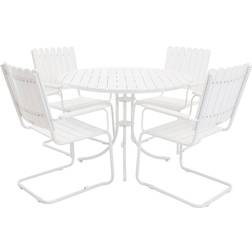Venture Design Holmsund Havemøbelsæt, 1 borde inkl. 4 stole