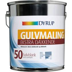 Dyrup Extra Covering 50 Gulvmaling Hvid 0.75L