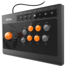Krom Chrome Kumite Controller - Black/Orange