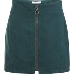 Name It Faux Suede Mini Skirt - Green/Green Gables (13169190)