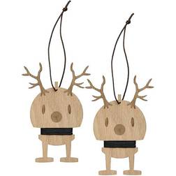 Hoptimist Reindeer Oak Juletræspynt 13.5cm 2stk