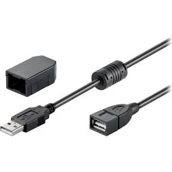 MicroConnect USB A -USB A M-F 2.0 2m