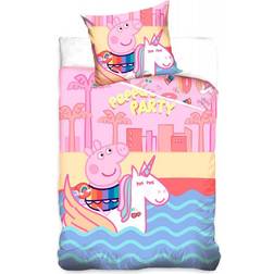 Peppa Pig with Unicorn Bed Linen Duvet Cover 140x200cm