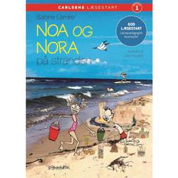 Carlsens læsestart - Noa og Nora på stranden (Indbundet, 2020)