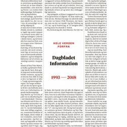 Hele verden forfra: Dagbladet Information 1993-2018 (E-bog, 2020)