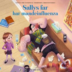 Sallys far (8) - Sallys far har mandeinfluenza (Lydbog, MP3, 2020)