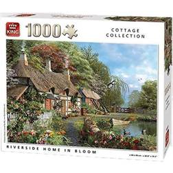 King Cottage Collection Riverside Home in Bloom 1000 Pieces