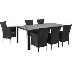 Outrium Toscana Table incl. 6 Chairs Dining Group Havemøbelsæt, 1 borde inkl. 6 stole