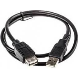 Roline USB A - USB A M-F 2.0 0.8m