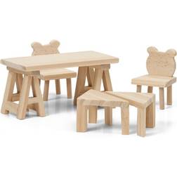 Lundby Table + Chairs 60906400