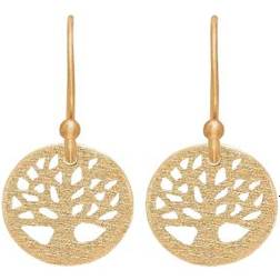 Frk Lisberg Tree of Life Earrings - Gold