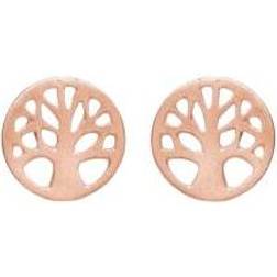 Frk Lisberg Tree of Life Earrings - Rose Gold