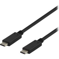 Deltaco 5A USB C - USB C 3.1 (Gen.2) M-M 1m